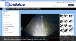 Desktop Screenshot of lysdiode.no